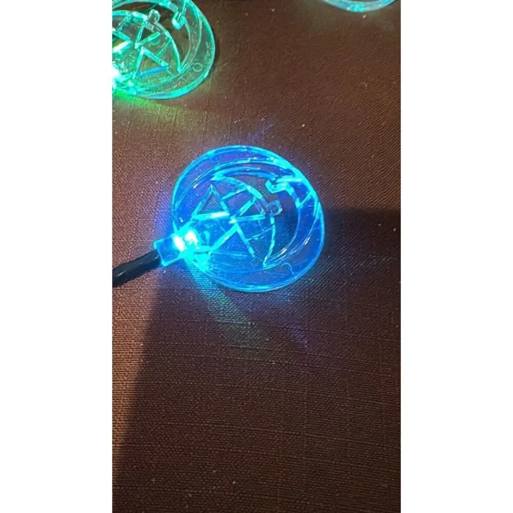 Halloween Color Changing Led 10 Pumpkin String Lights Battery Operated